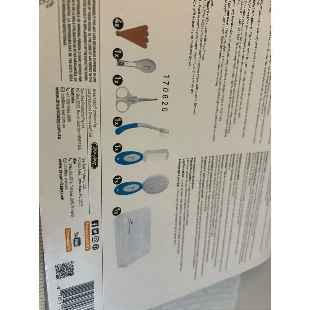 Dream baby‎ essential grooming kit 10 pieces new